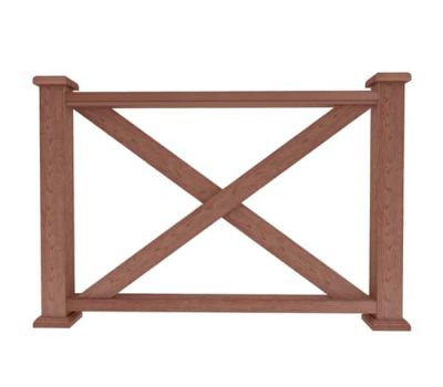 Ограждение из ДПК М1 терракот от производителя  Dortmax по цене 9 930 р