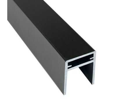 П-профиль алюминиевый 35x25 Чёрное дерево от производителя EasyDecking по цене 750 р П-профиль алюминиевый 35x25 Чёрное дерево от производителя EasyDecking по цене 750 р