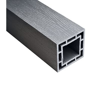 Столб из ДПК WOOD Графит от производителя Faynag по цене 1 485 р Столб из ДПК WOOD Графит от производителя Faynag по цене 1 485 р