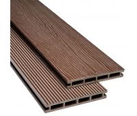 Террасная доска FG Stelo 3D - Шоколад Террасная доска FG Stelo 3D - Шоколад