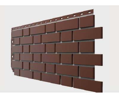 Фасадные панели Flemish (гладкий кирпич) Коричневый от производителя Docke по цене 540 р Фасадные панели Flemish (гладкий кирпич) Коричневый от производителя Docke по цене 540 р
