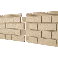 Фасадная панель Стоун Хаус S-Lock Клинкер Песочный
