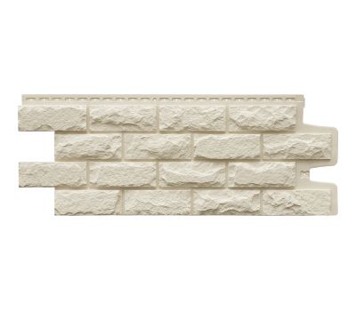 Фасадные панели Стандарт Камень колотый Молочный от производителя  Grand Line по цене 513 р