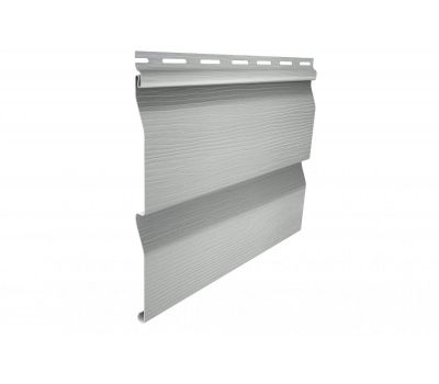 Виниловый сайдинг , Корабельный брус Серый от производителя  Ю-Пласт по цене 297 р