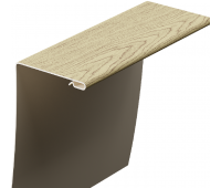 Околооконный профиль универсальный под дерево 89/254 мм Камчатский Околооконный профиль универсальный под дерево 89/254 мм Камчатский