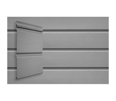 Виниловый сайдинг Double-Брус - Серый от производителя  Grand Line по цене 459 р