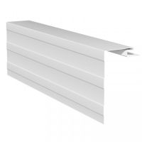Приоконная планка (околооконный профиль) белый для сайдинга Приоконная планка (околооконный профиль) белый для сайдинга