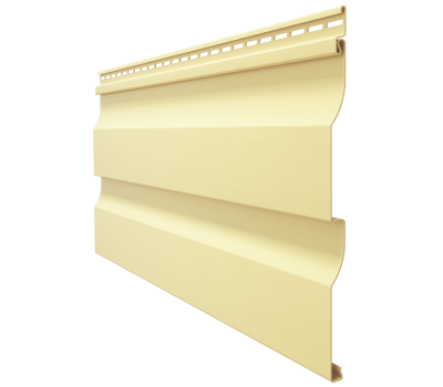 Виниловый сайдинг - серия PREMIUM D4,5D,(Корабельный брус) Лимон от производителя  Docke по цене 320 р