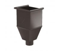 Воронка_водосборная удлиненая RR 32 Тёмно-коричневый 150/100 Воронка_водосборная удлиненая RR 32 Тёмно-коричневый 150/100