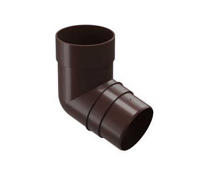 Колено 72˚ Premium ПВХ Шоколад от производителя  Docke по цене 279 р