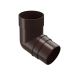 Колено 72˚ Premium ПВХ Шоколад от производителя  Docke по цене 279 р